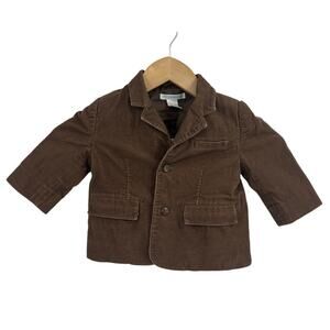 Janie & Jack Brown Corduroy Blazer 6-12m